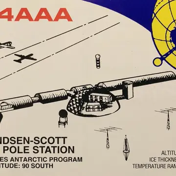 Everybody knows I'm obsessed by Antarctic Bases. Here's a confirmation of contact with Amundsen-Scott South Pole …