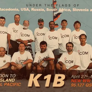 Everybody knows I'm obsessed by the Pacific! Here's K1B Baker Island QSL Card April 27th-Mat 7th 2002 #hamradio #qslcard …
