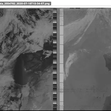 Observation #2554782 NOAA-18 2020-07-16 10:34:57 2020-07-16 10:45:49 #noaa #satellites #weather