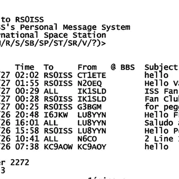 Remembering my PMS message to Valery Korzun back in 2002 @Space_Station @NASA #iss #packet #hamradio