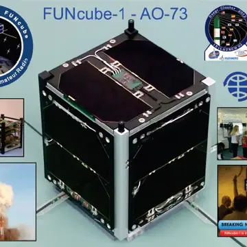 FUNcube-1 QSL Card #hamradio #satellites #amsat