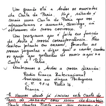 Antigamente, os programas em onda curta eram escritos em folhas de papel, com uma letra à maneira #swl #ondacurta