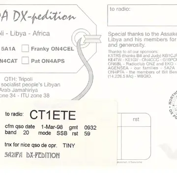 Remembering this one #hamradio #dx #lybia