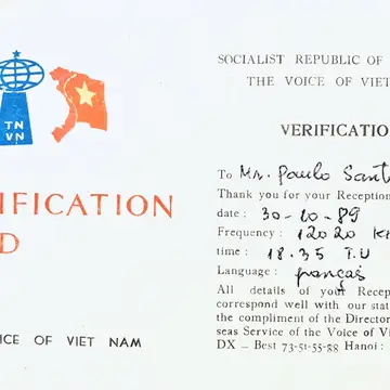 Voice of Vietnam QSL Card #swl