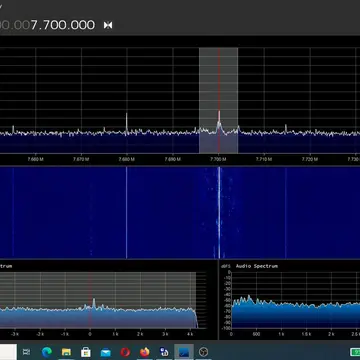 Free Radio Service on 7700 kHz #swl