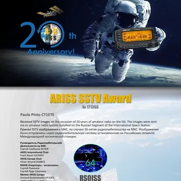 #sstv #ariss #iss