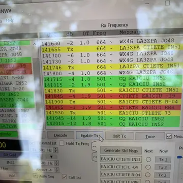 A little bit of FT8 in the field with IC-705 WLAN connection #ft8 #ic705