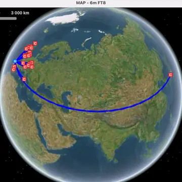 JA on 6m FT8 #hamradio #ft8 #dx