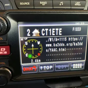 I’m at 2.4km of myself #aprs #hamradio #yaesu