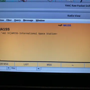 Nice to see the #iss back on APRS #ariss #aprs