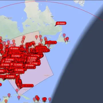 Not bad for 30w #ft8 #hamradio #6m #50MHz