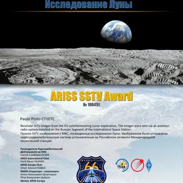 #ARISS #SSTV #ISS