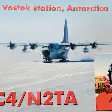 I love these #antarctica QSL cards