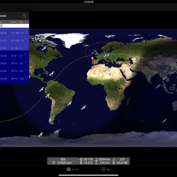 Nice pass but always difficult to complete a QSO #ariss #iss #satellites #hamradio