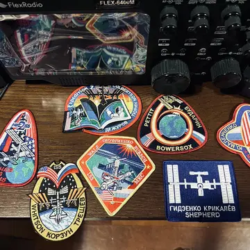 I absolutely love them #iss #nasa #ariss #patches #space #spacecomms #collectables
