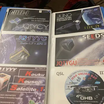 I love QSL cards #hamradio #satellites #cubesats