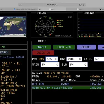 I’ve been testing S.A.T. Controller from ⁦@CsnTechnologies⁩ in the last two hours. Amazing piece of hardware. #hamradio …