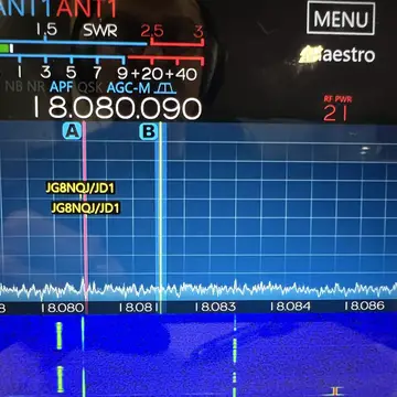 When you have to deal with a permanent carrier on DX’s QRG and with Long Pass weak and fading signals. #hamradio #dx