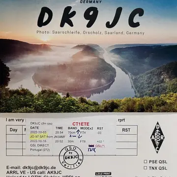 Without doubts, one of my most awaited QSL cards of all time #amsat ⁦@DK9JC⁩
