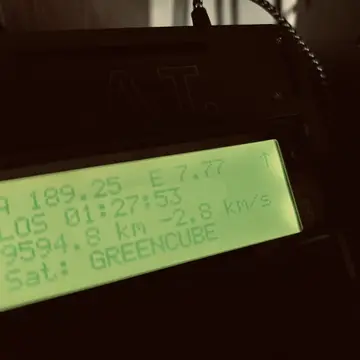Trying to decode Greencube #amsat