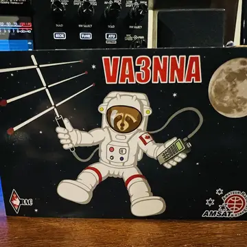 Great QSL card from #VA3NNA #Amsat