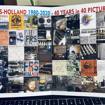 FRS Holland 40th Anniversary Special QSL card #swl