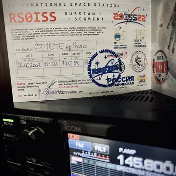 Love this one #ISS #space #qsl #hamradio #ariss