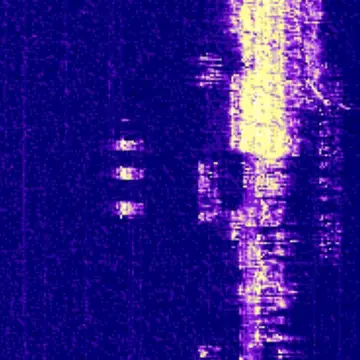This is the pileup of ZP/PY2RN from GG24PM, working at -0.1 degrees of elevation (.864.7) #amsat #qo100