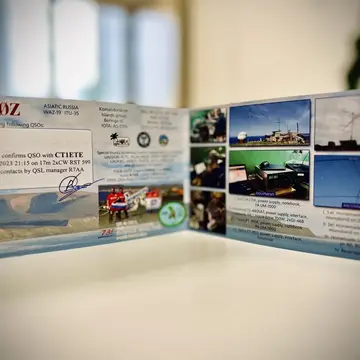 I love QSL cards #hamradio #ri0z