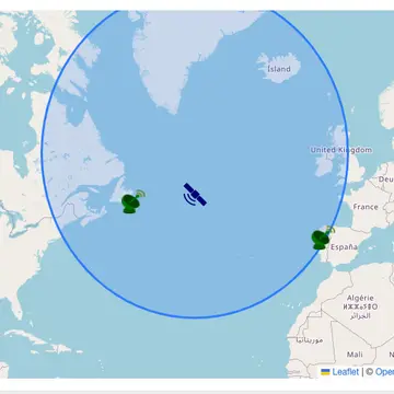 My new distance record 2676.5 km. Not bad for a wideband discone and 30m of RG-213. Norby-2 is an amazing bird. #lora …