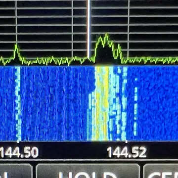 An OTH radar? oh no, it’s the CW VO1/M0XUU QO-100 pileup #amsat