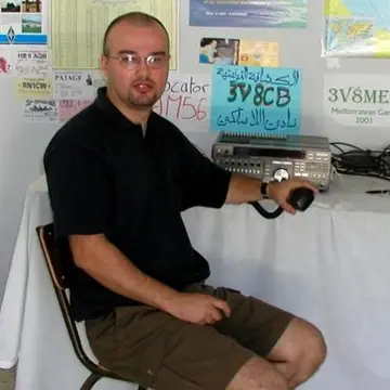 This pic was taken a long time ago, when I was a guest operator at 3V8CB #hamradio #tunisia #dx