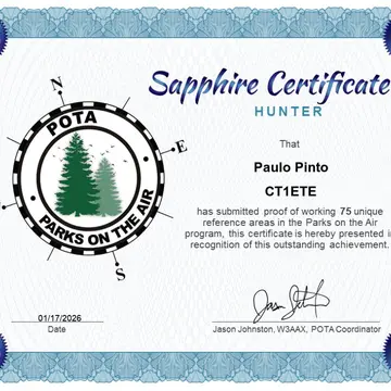 After Diamond, here's Sapphire #pota #hamradio