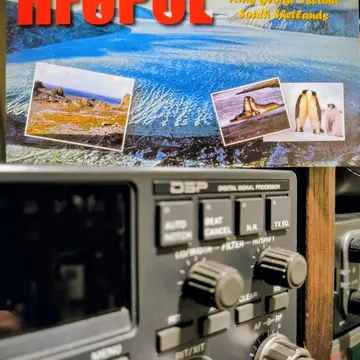 HF0POL QSL card #hamradio #southshetlands #antarctic