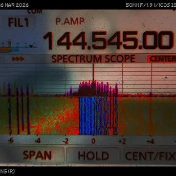 Huge pileup this afternoon for 3A/F5VMJ @F5VMJ on QO-100 FT8 #hamradio #amsat #qo100