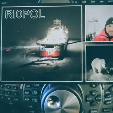 RI0POL QSL Card #arctic #hamradio