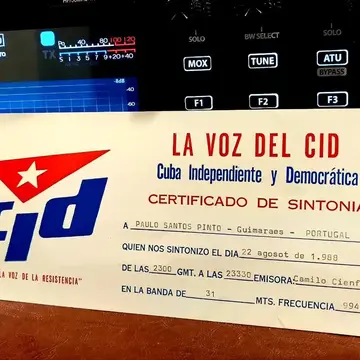 La Voz del Cid - QSL Card - 1988 #swl #cuba #radio #ondacorta #lavozdelcid